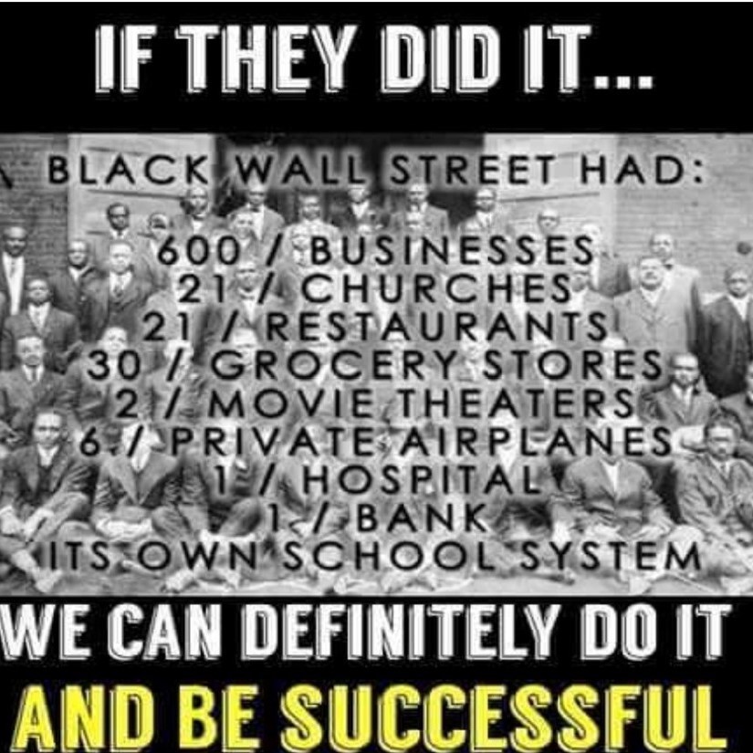 Black Wall Street's Accomplishments