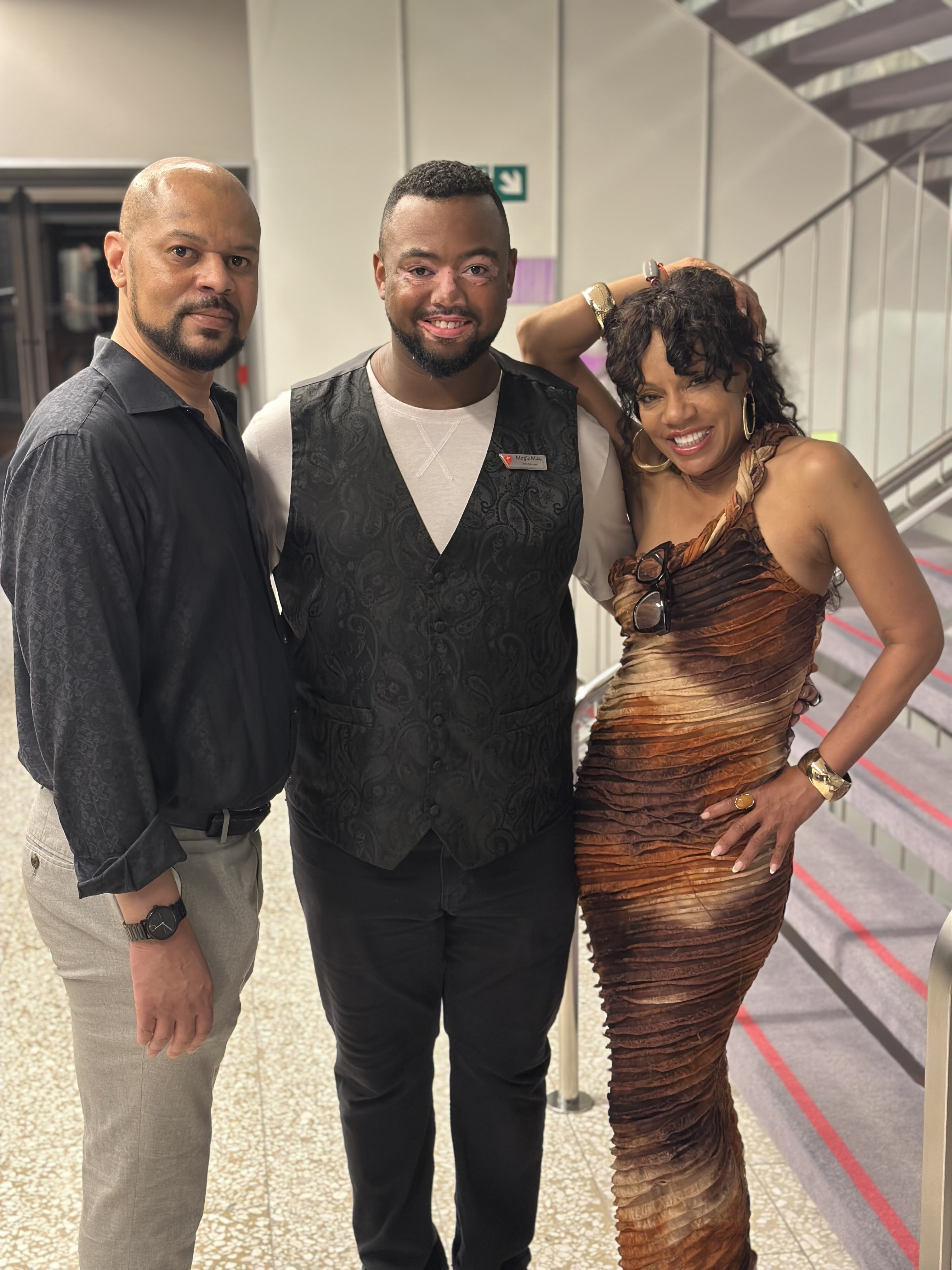 Michael Carraway with Wendy Raquel Robinson